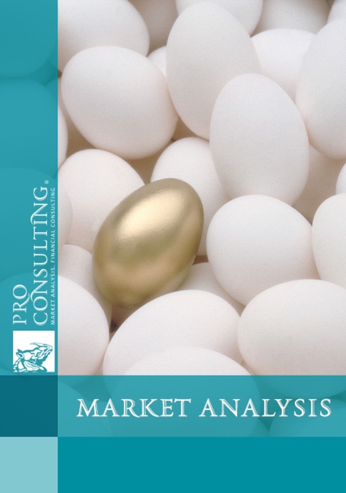 Market research report on eggs and egg products of Ukraine. 2014